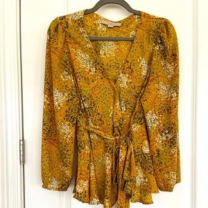 Ann Taylor LOFT wrap blouse - Size S